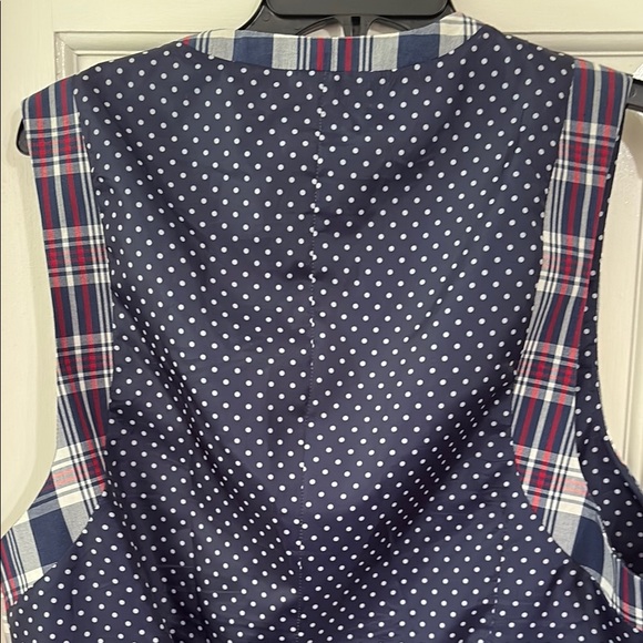 Alan Flusser Plaid Button-Up Vest - large. - Picture 9 of 13